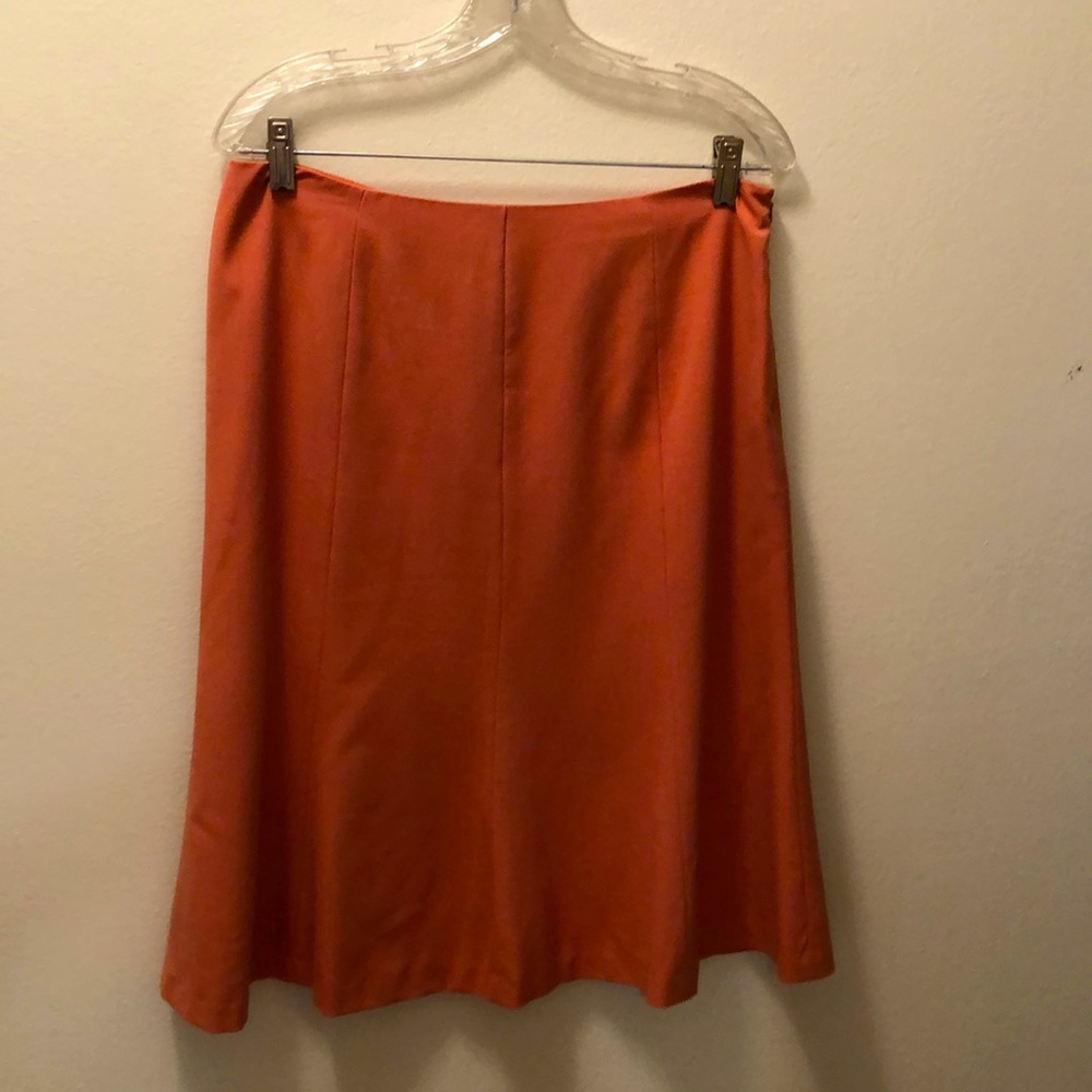 Salmon flirty tulip line / swing skirt
